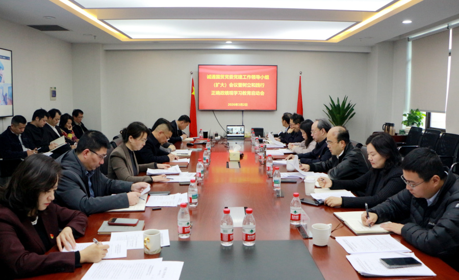 诚通国贸党委部署开展树立和践行正确政绩观学习教育工作