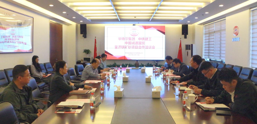 诚通国贸、中铁建工、华特尔集团开展斐济铁矿业务协同发展座谈